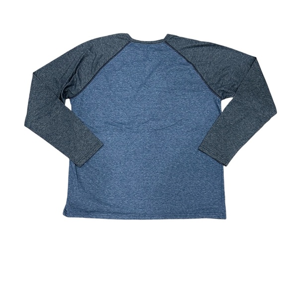 Men’s Columbia Large Crewneck Shirt T-Shirt Navy Blue Long Sleeve Omni-Wick NWT - Picture 4 of 8